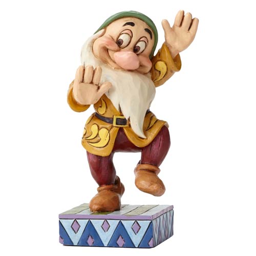 Disney Traditions Snow White Bashful Boogie Statue